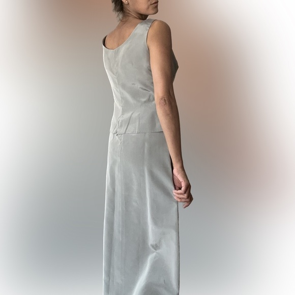 Vintage Vera Wang Y2K 90s 2 Piece set Prom Dress - Picture 2 of 7